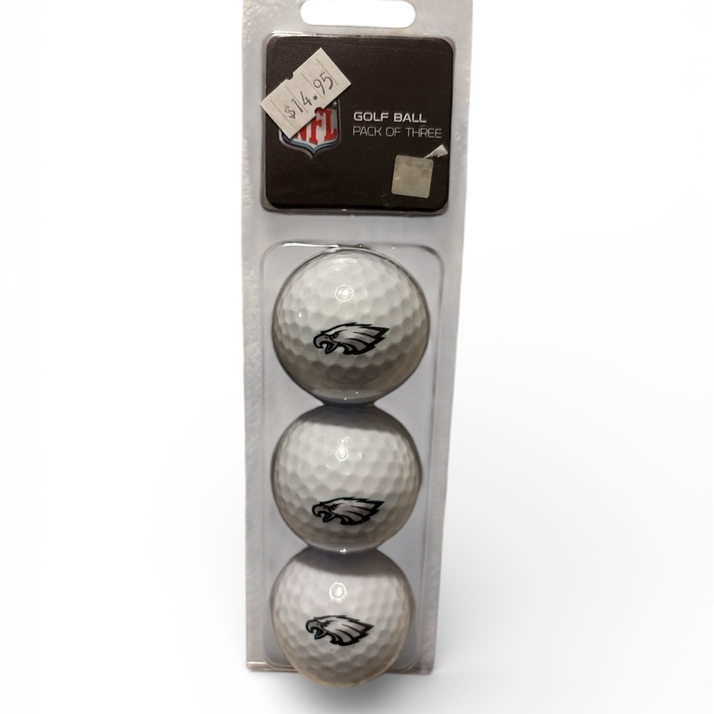 NFL White Golf Balls Pack of Three